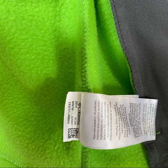 Fleece green Columbia Youth - Picture 4 of 4